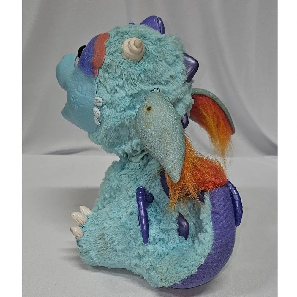 FurReal Friends‎ Torch My Blazin Dragon Interactive Plush Hasbro 2015 Blue B5142